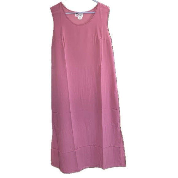 Maggie Sweet Dresses & Skirts - Maggie Sweet Women Sleeveless Shift Midi Dress Pink Medium